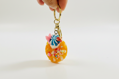 Donut charm Keychains