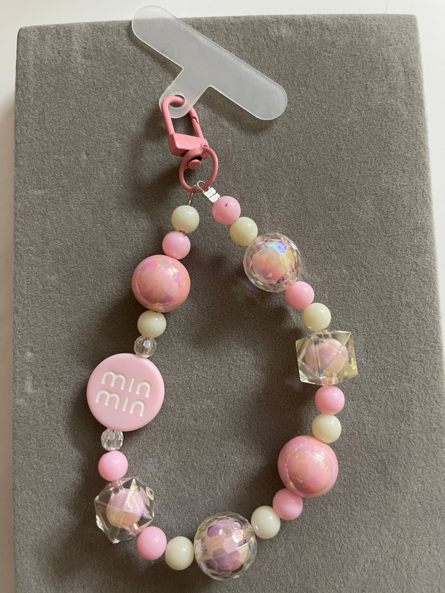 Pink Phone Charm