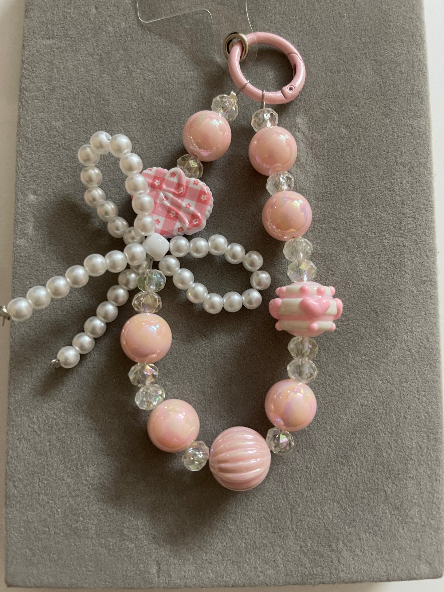 Pinterest Inspired Phone charm