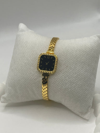 Gold Watch Style Bangle