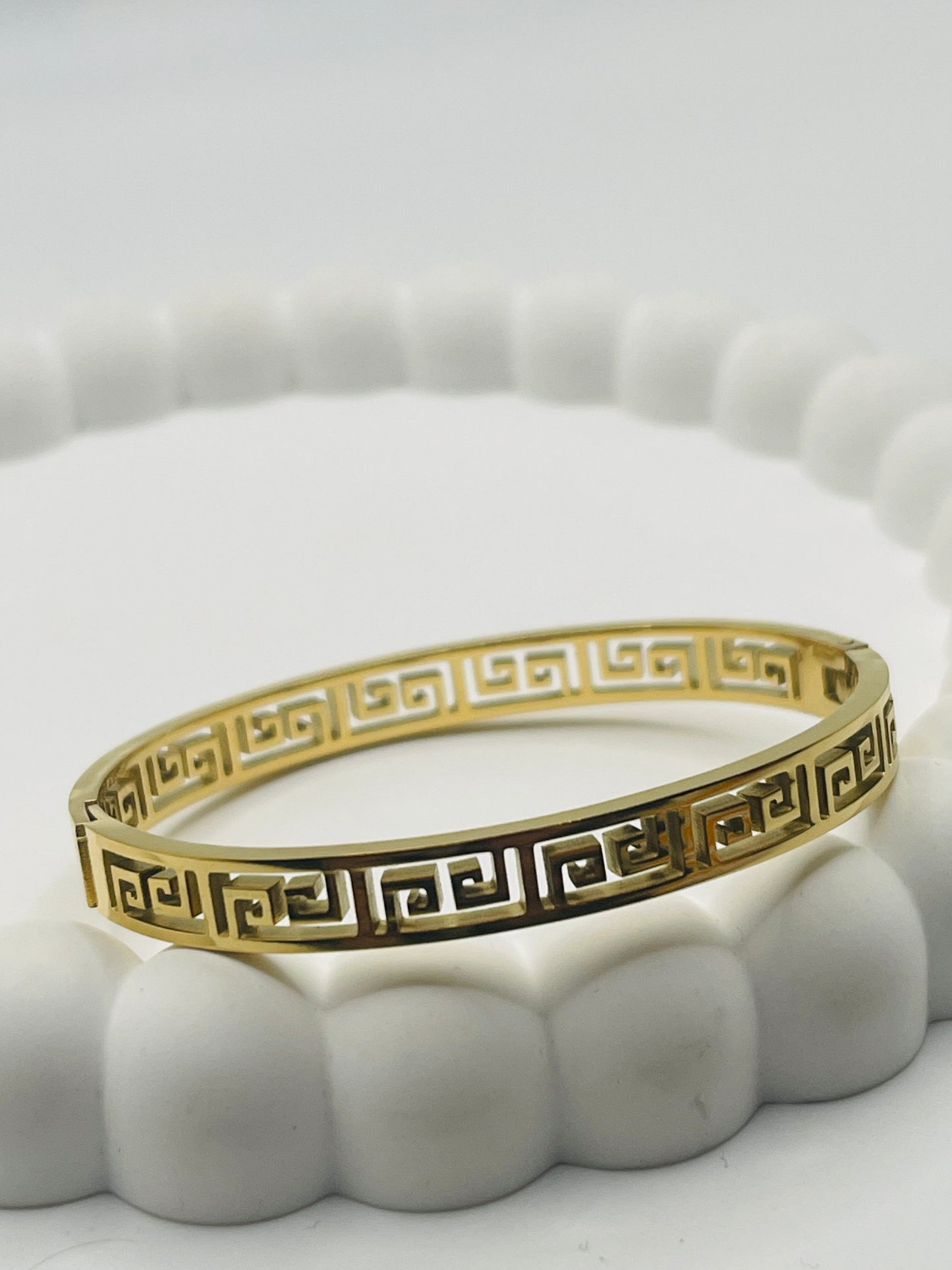 Baby Size Greek Key Bangle