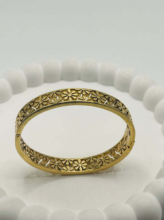 Baby Size Floral Cutwork Bangle