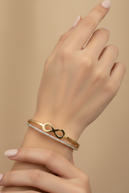 Infinity Double layer Bangle
