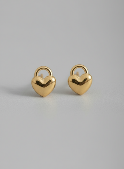 Love Lock Studs