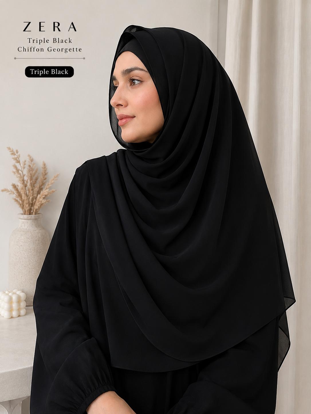 Chiffon Georgette -Hijab