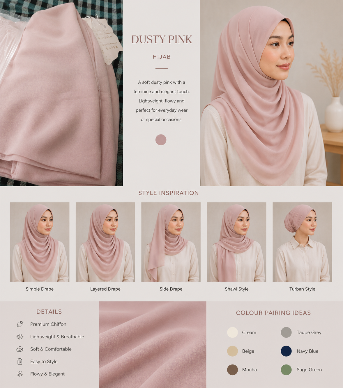 Premium Stretch Chiffon