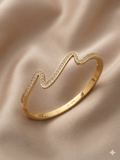 Sparkle Wave Bangle