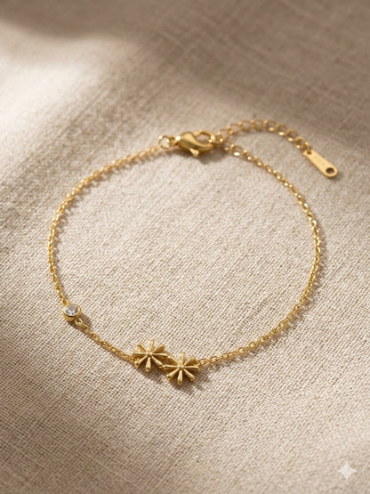 Twin Daisy Bracelet