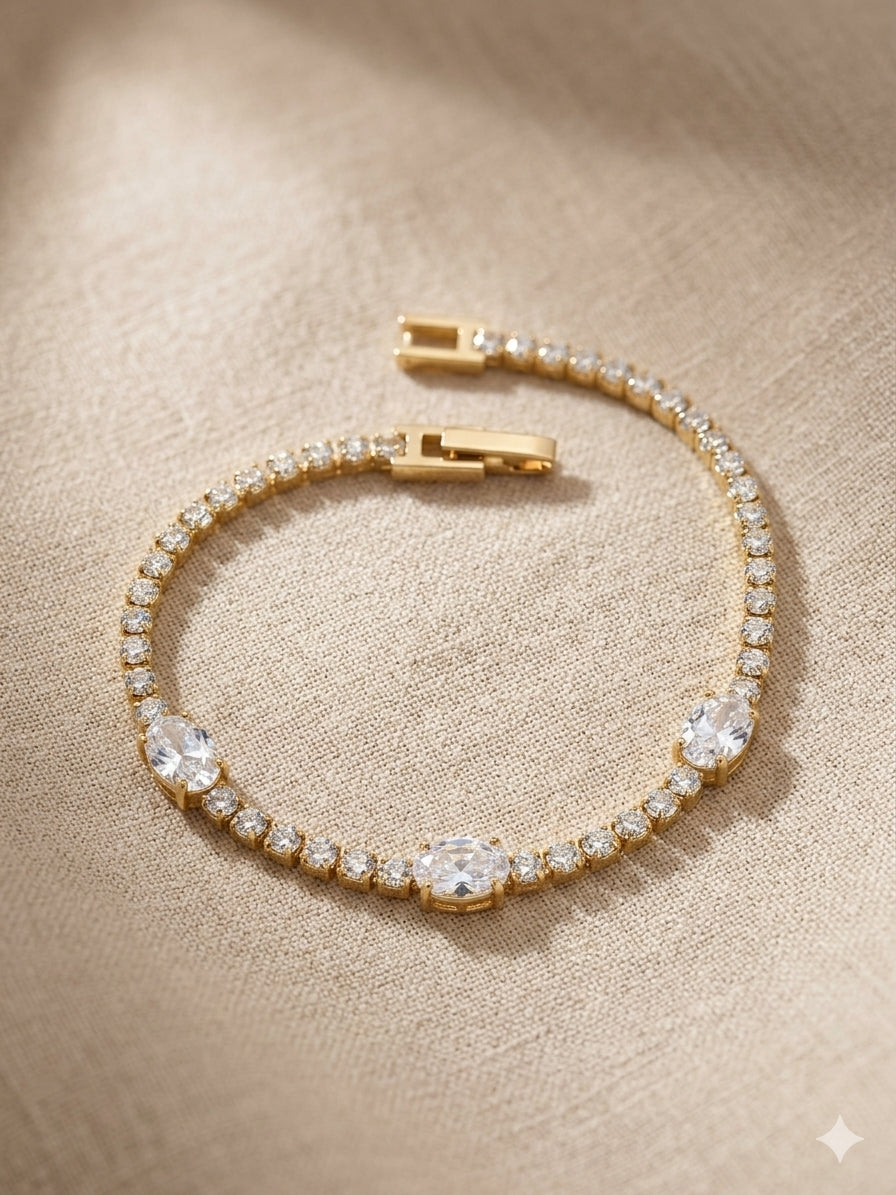 Trio Sparkle Tennis Bracelet
