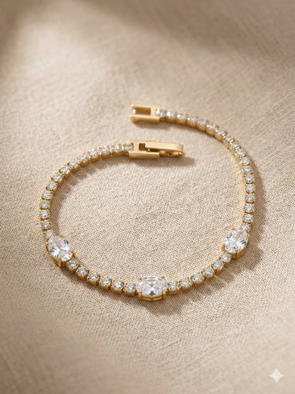 Trio Sparkle Tennis Bracelet